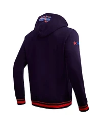 Men's Pro Standard Navy Washington Capitals Retro Classic Fleece Pullover Hoodie