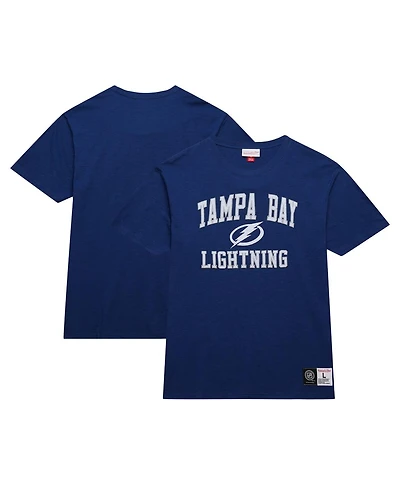 Men's Mitchell & Ness Blue Tampa Bay Lightning Legendary Slub T-shirt