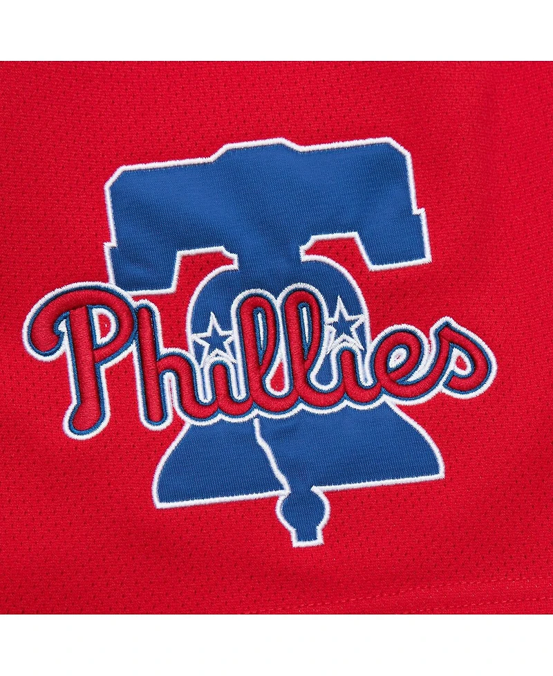 Men's Mitchell & Ness Red Philadelphia Phillies Og 2.0 Fashion Shorts
