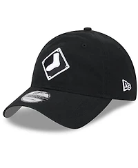 Men's New Era Black Chicago White Sox 2024 Batting Practice 9TWENTY Adjustable Hat