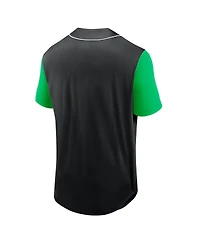 Men's Fanatics Black Austin Fc Balance Fashion Baseball Jersey