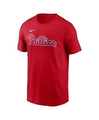 Men's Nike Trea Turner Red Philadelphia Phillies Fuse Name and Number T-shirt