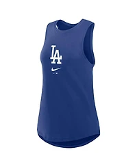 Women's Nike Royal Los Angeles Dodgers Legacy Icon High Neck Fashion Tank Top