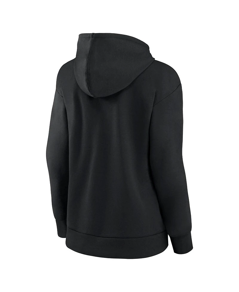Women's Fanatics Black Oklahoma Sooners Evergreen Campus Pullover Hoodie