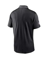 Men's Nike Black Las Vegas Raiders Sideline Victory Performance Polo Shirt