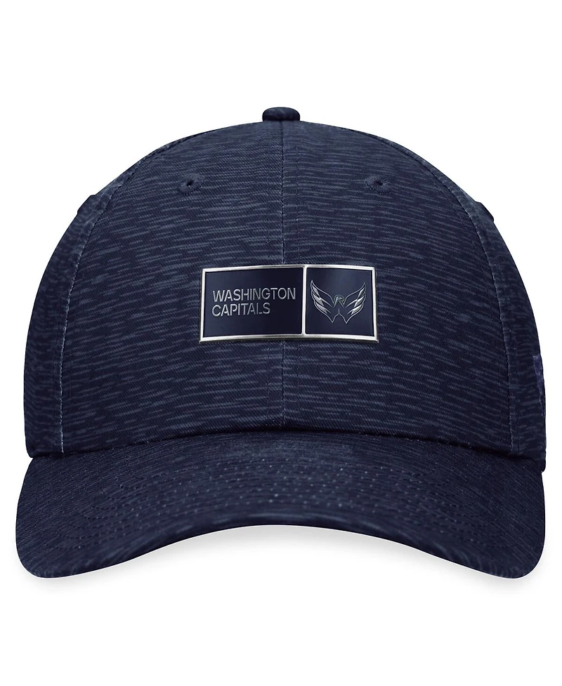 Men's Fanatics Navy Washington Capitals Authentic Pro Road Adjustable Hat