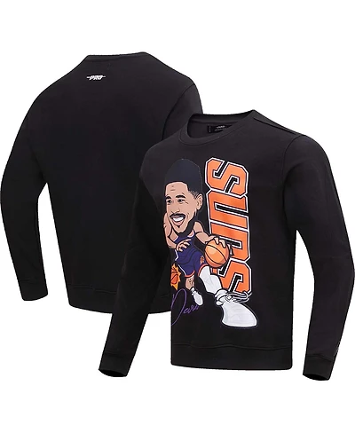 Men's Pro Standard Devin Booker Black Phoenix Suns Avatar Pullover Sweatshirt
