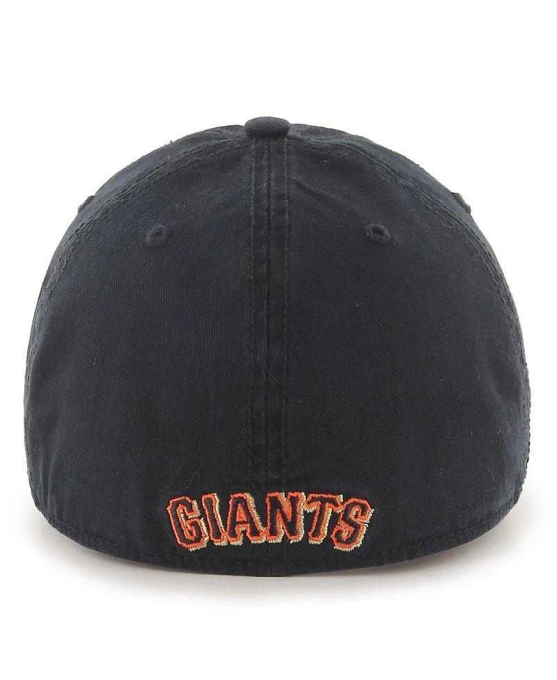 Men's '47 Brand Black San Francisco Giants Franchise Logo Fitted Hat