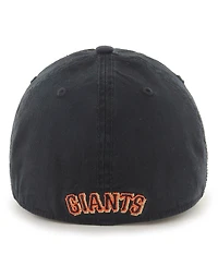 Men's '47 Brand Black San Francisco Giants Franchise Logo Fitted Hat