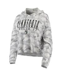 Women's Concepts Sport Gray Minnesota United Fc Composite Hoodie T-shirt