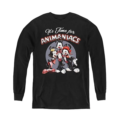 Animaniacs Youth Its Time For Long Sleeve Sweatshirt