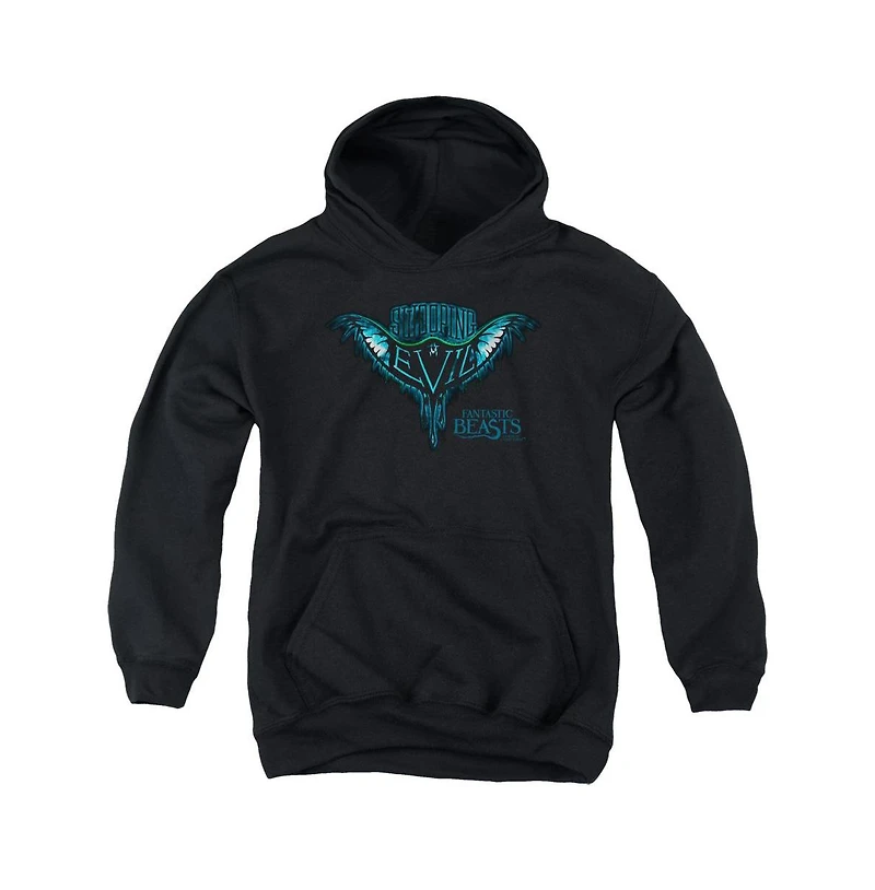 Fantastic Beasts Youth Swooping Evil Pull Over Hoodie / Hooded Sweatshirt