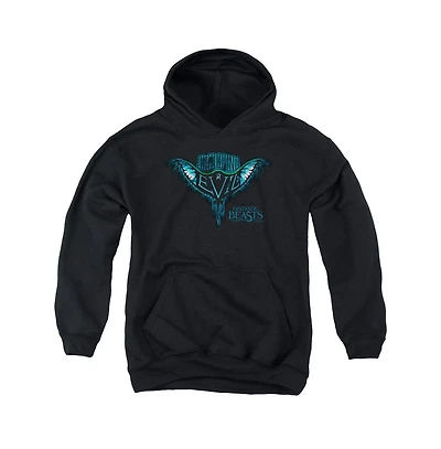 Fantastic Beasts Youth Swooping Evil Pull Over Hoodie / Hooded Sweatshirt
