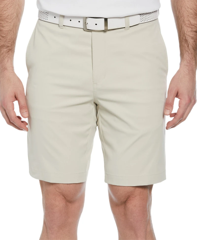 Pga Tour Men's Moisture Wicking Active Waistband 9" Golf Shorts