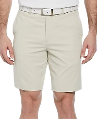 Pga Tour Men's Moisture Wicking Active Waistband 9" Golf Shorts