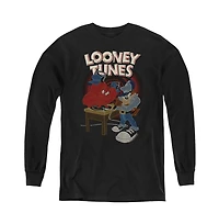 Looney Tunes Youth Dj Long Sleeve Sweatshirt