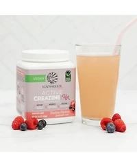 Sunwarrior Active Creatine for Her, Monohydrate Powder Micronized PreWorkout Recovery Supplement for Women, Sunwarrior, Raspberry Lemonade Flavor, 50