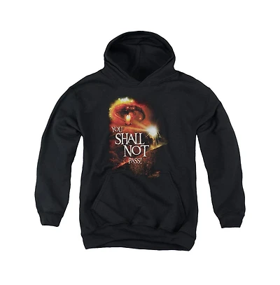 Lord Of The Rings Youth You Shall Not Pass Pull Over Hoodie / Hooded Sweatshirt