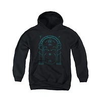 Lord Of The Rings Youth Doors Durin Pull Over Hoodie / Hooded Sweatshirt