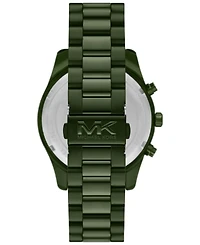 Michael Kors Men's Lexington Chronograph Olive Stainless Steel Watch 44mm