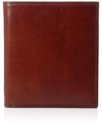 Bosca Men's 12 Pocket Credit Italian Leather Wallet