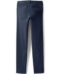 Lands' End Little Girls Slim Fit Stretch Chino Pants