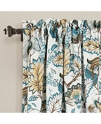 Lush Decor Cynthia Jacobean Light Filtering Window Curtain Panels