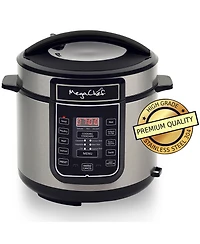 Megachef 6 Quart Digital Pressure Cooker with 14 Pre-set Multi-Function Features