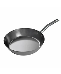Commercial Chef 12" Carbon Steel Skillet, Non Stick Frying Pan with Ceramic Coating, Safe for Any Cooktop, Oven or Grill, Lighter and Cools Faste