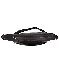 Mancini Pebble June Leather Crossbody Handbag