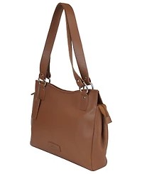 Mancini Pebble Kelsea Leather Shoulder Bag