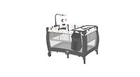 Portable Baby Playard with Changing Table Bassinet and Music Box