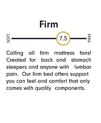 Corsicana Luuf 13 Firm Mattress In A Box Collection