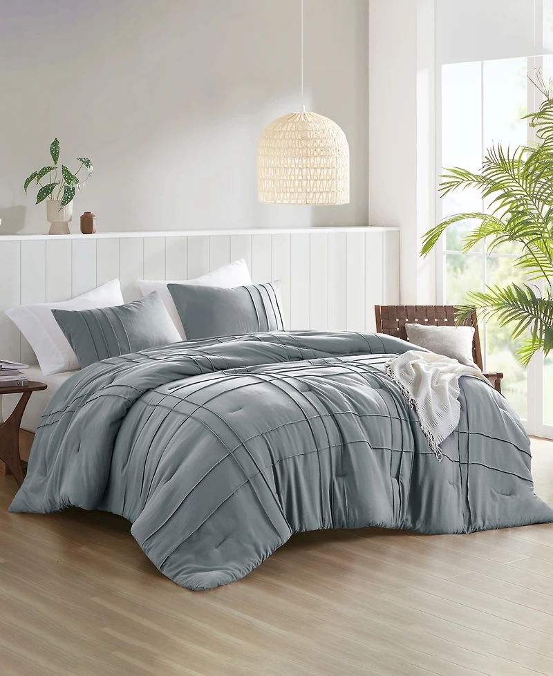 510 Design Porter Washed Pleated 2-Pc. Comforter Set, Twin/Twin Xl
