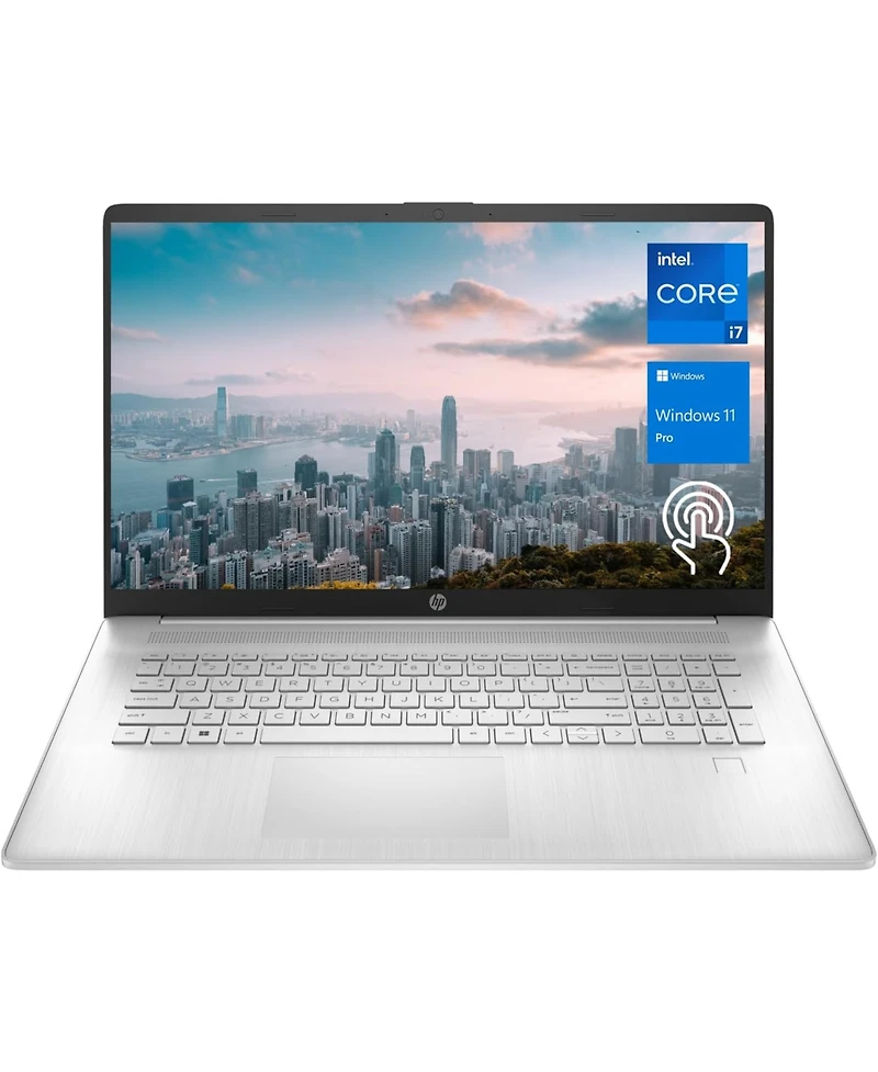 Hp Essential 17t-cn300 Laptop, 17.3" Hd+ Touchscreen 60Hz, Intel Core i7-1355U, Intel Iris Xe Graphics, 8GB DDR4 Ram, 512GB PCIe M.2 Ssd, Wi-Fi 6, Win