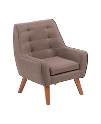 ECR4Kids Ezra Accent Chair, Raisin