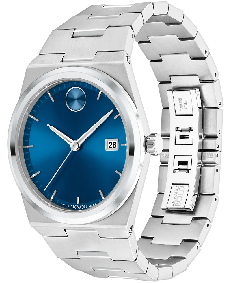 Movado Men's Quest Swiss Quartz Stainless Steel 40mm Watch