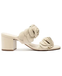 Arezzo Women's Poppy Mid Block Sandals