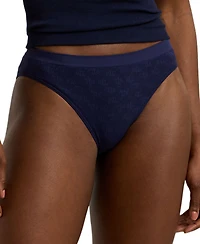 Lauren Ralph Monogram Mesh Jacquard 3-Pack Bikini Underwear, 4L0185