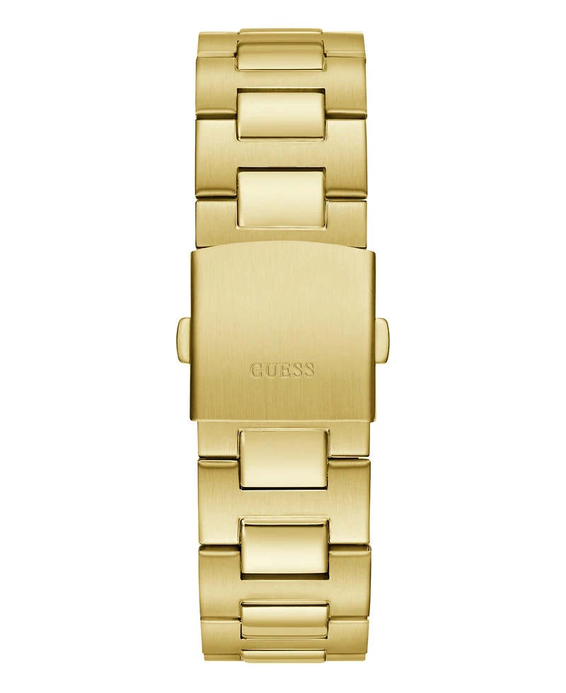 Guess Men's Multi-Function Gold-Tone 100% Steel Watch, 44mm