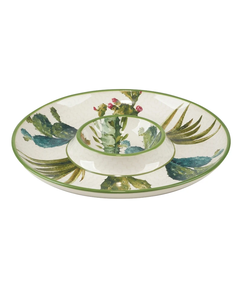 Certified International Cactus Verde Chip Dip, 13.75"