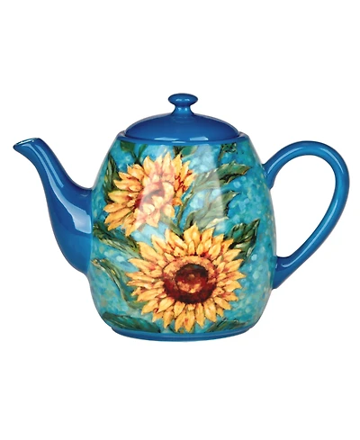Certified International Golden Sunflowers Teapot