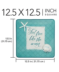 Certified International Ocean View Square Platter