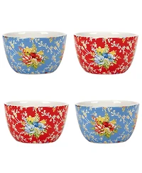 Certified International Blossom Set of 4 Ice Cream Bowls