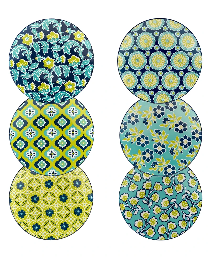 Certified International Tapestry 6 Salad Plates, Set of