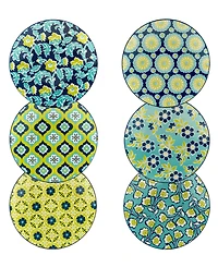 Certified International Tapestry 6 Salad Plates, Set of