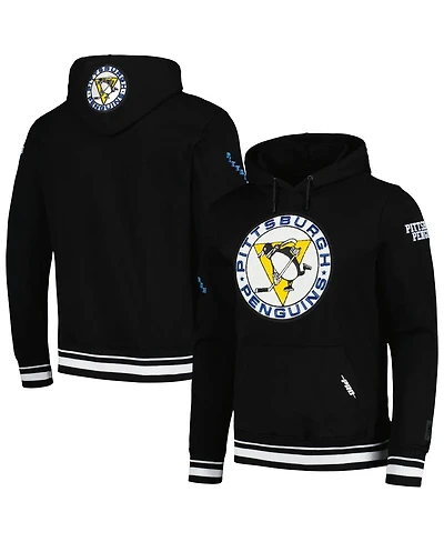 Men's Pro Standard Black Pittsburgh Penguins Retro Classic Fleece Pullover Hoodie