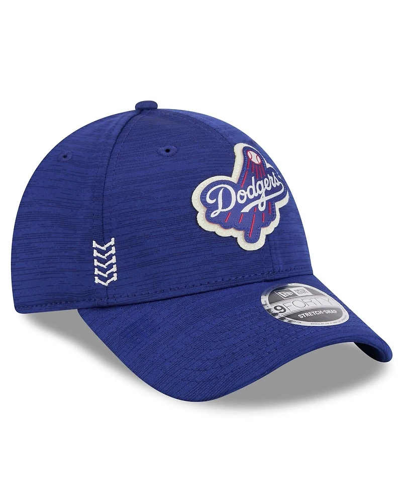 Men's New Era Royal Los Angeles Dodgers 2024 Clubhouse 9FORTY Adjustable Hat