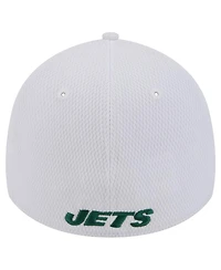 Men's New Era White York Jets Active 39THIRTY Flex Hat