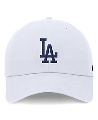 Men's Nike White Los Angeles Dodgers Evergreen Club Adjustable Hat